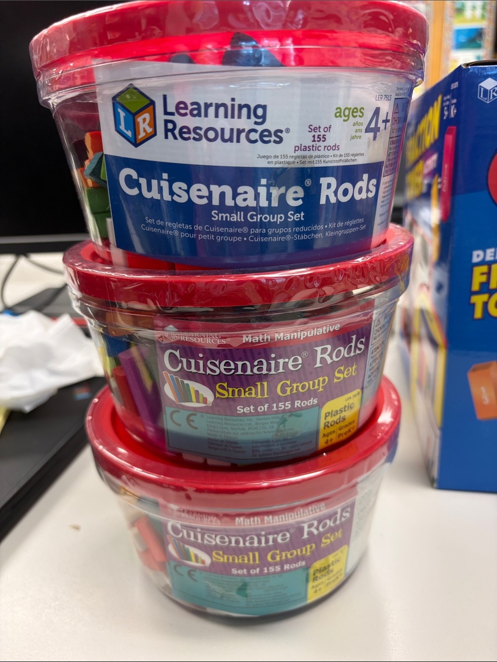 Cuisenaire Rods Small Group Set - 3 Unopened Sets